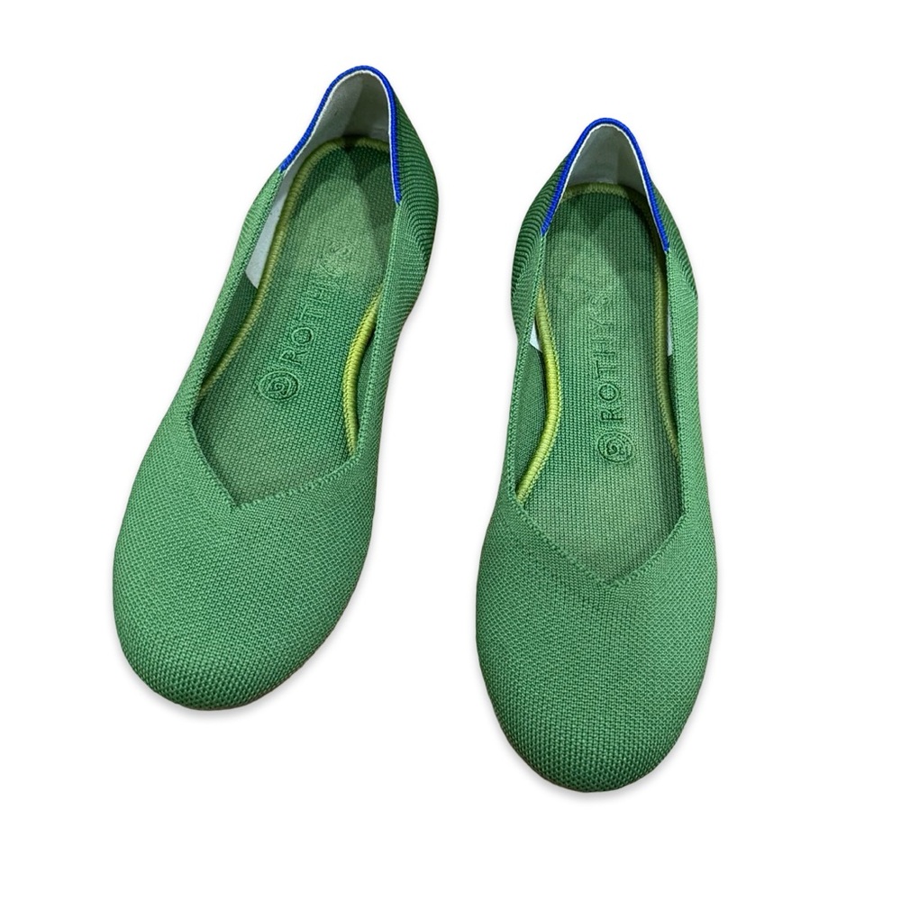 🥿 Rothy’s Women’s The Flat Size‎ 8.5 Green - Picture 4 of 10
